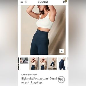 Postpartum support leggings